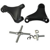 Rear Passenger Foot Pegs Mount Brackets Xl883 Xl1200 Sportster 2004-2013 Xl 883 1200